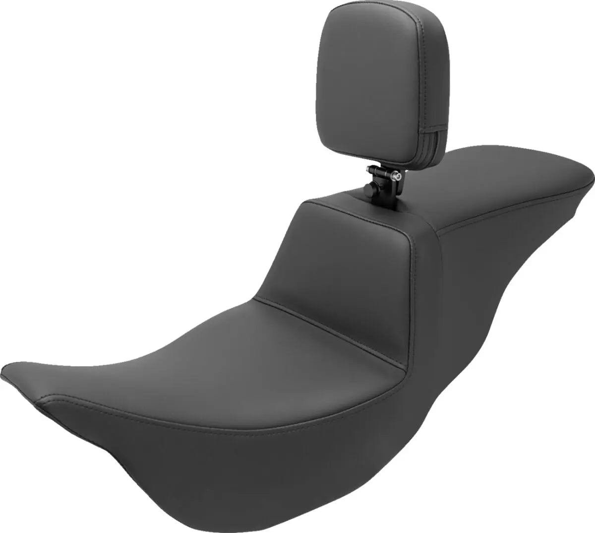 Saddlemen Plain Tour Step Up Rider Backrest Seat Black - FREE UK Shipping, FREE 365 Day Returns | Moto Central