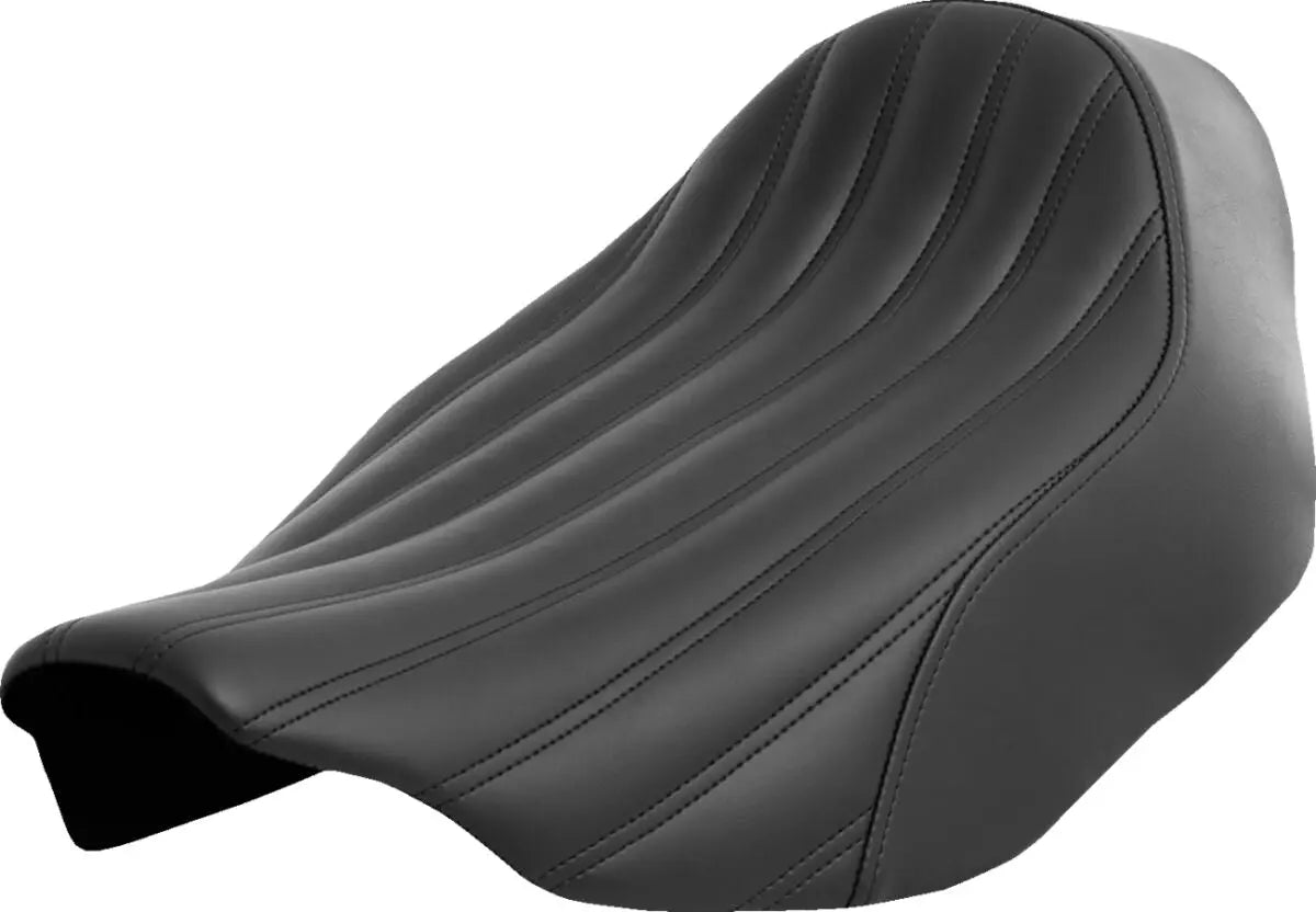 Saddlemen Renegade Knuckle Solo Black Stitching Seat Black - FREE UK Shipping, FREE 365 Day Returns | Moto Central