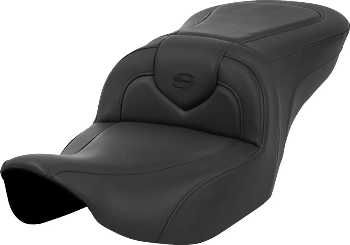 Saddlemen Roadsofa Black Stitching Seat Black - FREE UK Shipping, FREE 365 Day Returns | Moto Central