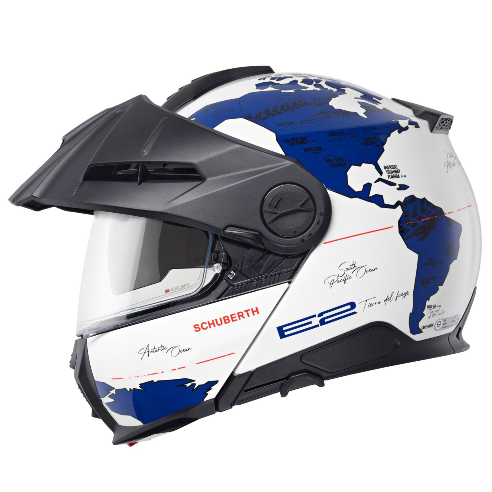 Schuberth E2 Atlas Flip-Up Helmet Blue