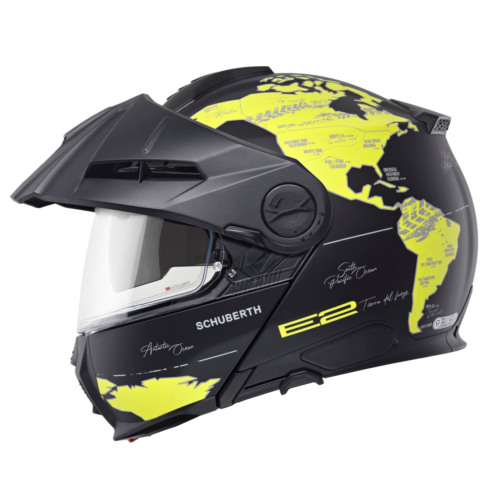 Schuberth E2 Atlas Flip-Up Helmet Yellow