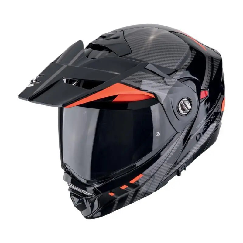 Scorpion ADX-2 Lewis Black / Red  - FREE UK Shipping, FREE 365 Day Returns | Moto Central