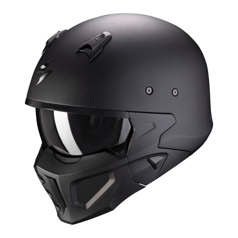 Scorpion EXO Covert-X Crossover Matt Black  - FREE UK Shipping, FREE 365 Day Returns | Moto Central