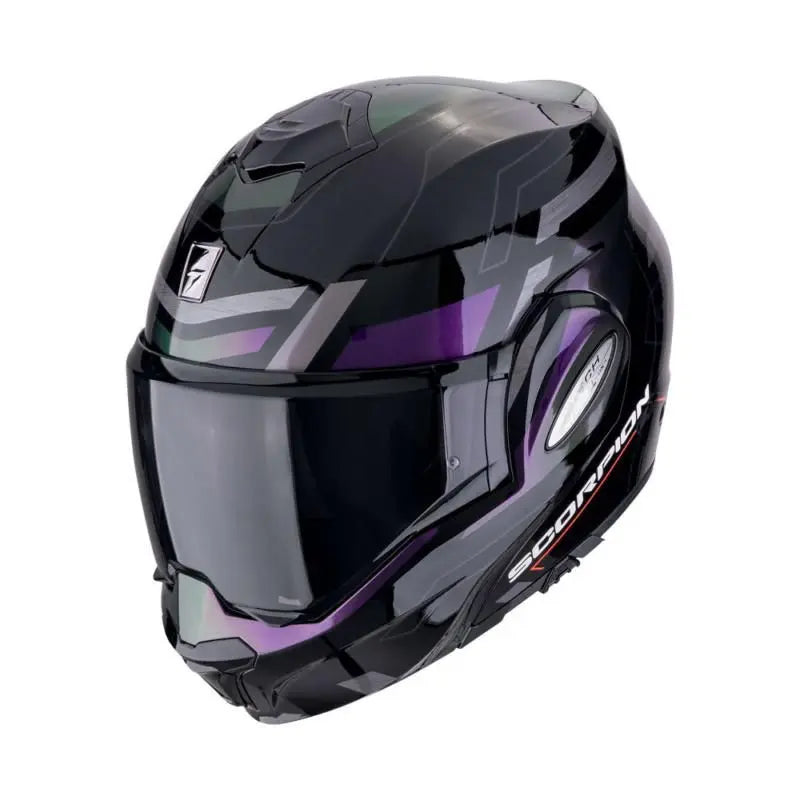 Scorpion Exo-Tech Conquer Black / Chamaleon  - FREE UK Shipping, FREE 365 Day Returns | Moto Central