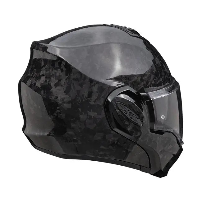 Scorpion Exo-Tech Evo Flip-Up Helmet Carbon Black  - FREE UK Shipping, FREE 365 Day Returns | Moto Central