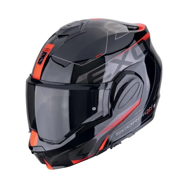 Scorpion Exo-Tech Evo Traveller Black / Red  - FREE UK Shipping, FREE 365 Day Returns | Moto Central