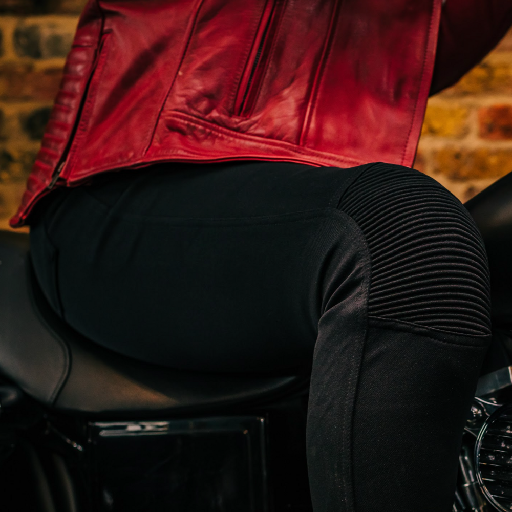 MotoGirl Sherrie Ladies Leggings Black - FREE UK Shipping, FREE 365 Day Returns | Moto Central