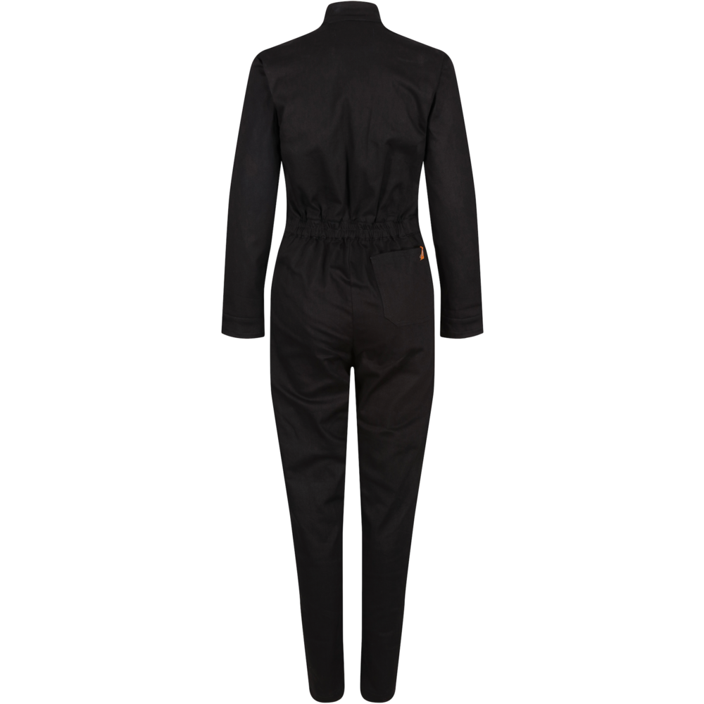 MotoGirl Casual Ladies Jumpsuit Black