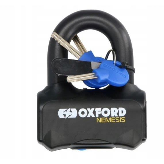 Oxford Nemesis Padlock Black - 16mm