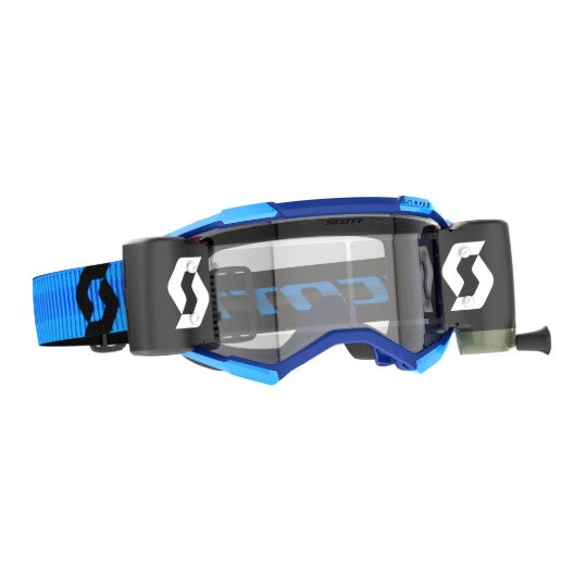 Scott Fury WFS Goggles Blue / Black / Clear Works  - FREE UK Shipping, FREE 365 Day Returns | Moto Central