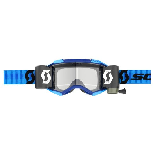 Scott Fury WFS Goggles Blue / Black / Clear Works  - FREE UK Shipping, FREE 365 Day Returns | Moto Central