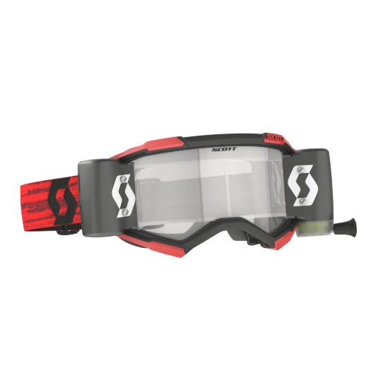 Scott Fury WFS Goggles Dark Red / Clear Works  - FREE UK Shipping, FREE 365 Day Returns | Moto Central