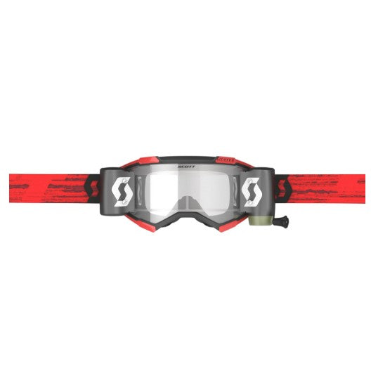 Scott Fury WFS Goggles Dark Red / Clear Works  - FREE UK Shipping, FREE 365 Day Returns | Moto Central