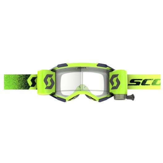 Scott Fury WFS Goggles Neon Green / Neon Yellow / Clear Works  - FREE UK Shipping, FREE 365 Day Returns | Moto Central