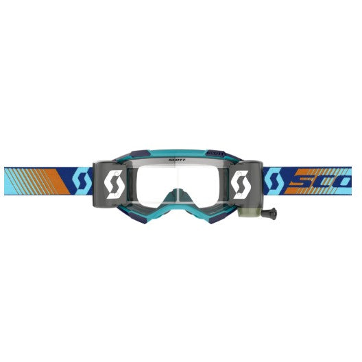 Scott Fury WFS Goggles Royal Blue / Orange / Clear Works  - FREE UK Shipping, FREE 365 Day Returns | Moto Central