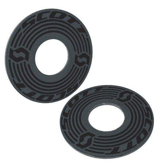 Scott Logo Donuts Grips Black / Grey  - FREE UK Shipping, FREE 365 Day Returns | Moto Central