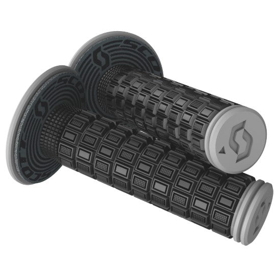 Scott Mellow + Donut Grips Black / Grey  - FREE UK Shipping, FREE 365 Day Returns | Moto Central