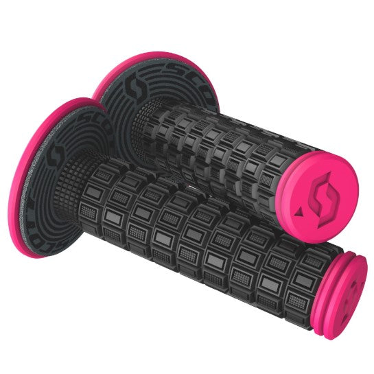 Scott Mellow + Donut Grips Black / Pink  - FREE UK Shipping, FREE 365 Day Returns | Moto Central