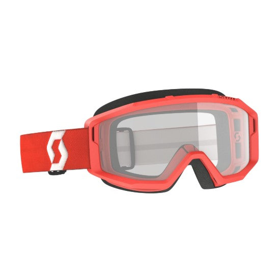 Scott Primal Clear Goggles Red / Clear  - FREE UK Shipping, FREE 365 Day Returns | Moto Central