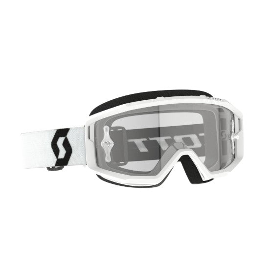 Scott Primal Clear Goggles White / Clear Works  - FREE UK Shipping, FREE 365 Day Returns | Moto Central