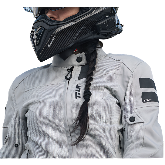 T.UR Elba Ladies Summer Jacket Ice  - FREE UK Shipping, FREE 365 Day Returns | Moto Central