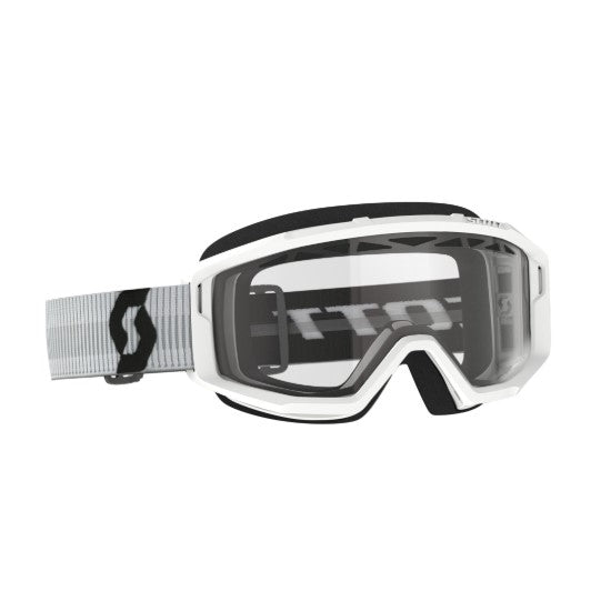 Scott Primal Enduro Goggles White / Clear  - FREE UK Shipping, FREE 365 Day Returns | Moto Central