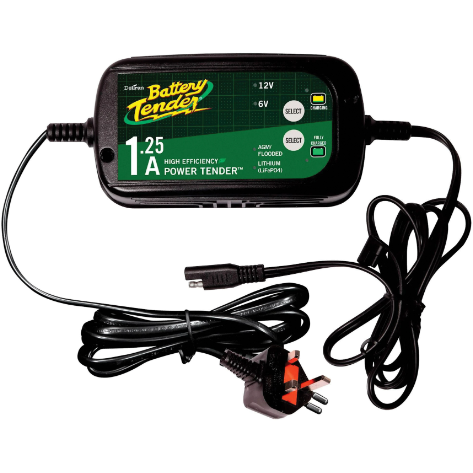 Battery Tender Power Tender Dual Selectable 1.25A Battery Charger