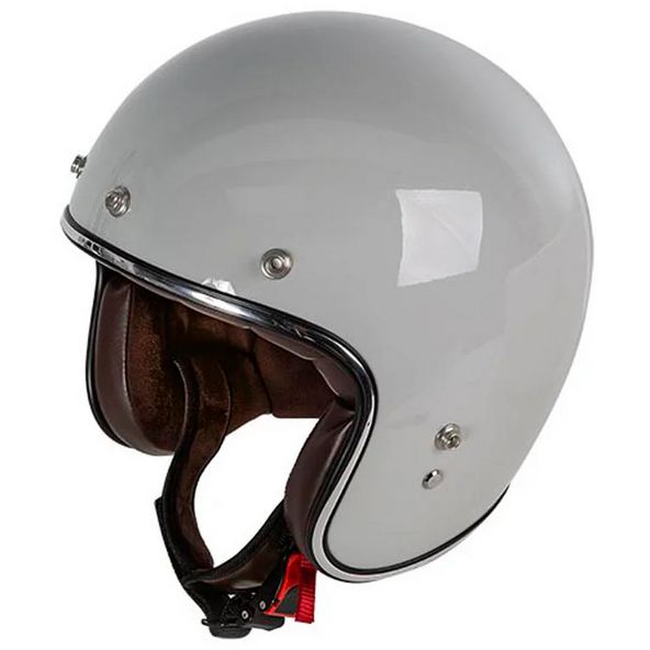 Garibaldi G02X Vintage Open Face Helmet Light Grey