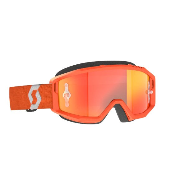 Scott Primal Goggles Orange / White / Orange / Chrome Works  - FREE UK Shipping, FREE 365 Day Returns | Moto Central