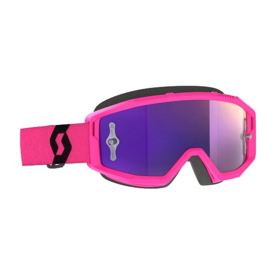 Scott Primal Goggles Pink / Black / Purple / Chrome Works  - FREE UK Shipping, FREE 365 Day Returns | Moto Central