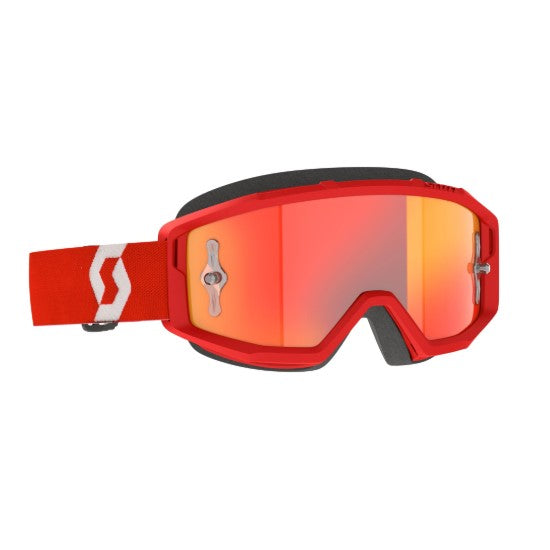 Scott Primal Goggles Red / White / Orange / Chrome Works  - FREE UK Shipping, FREE 365 Day Returns | Moto Central