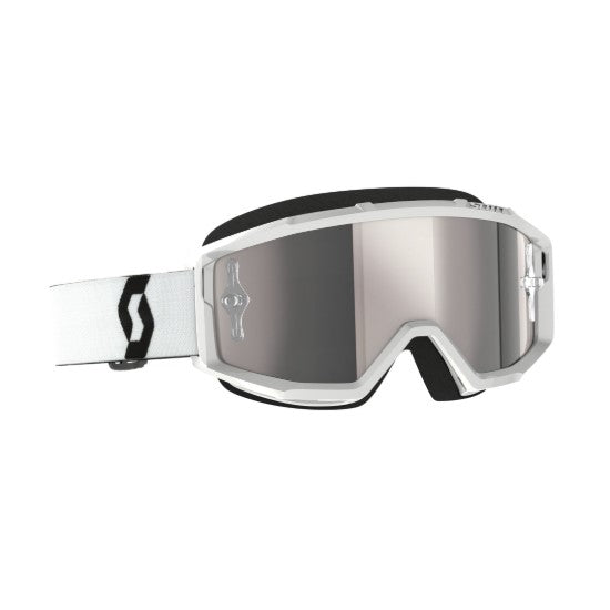 Scott Primal Goggles White / Silver / Chrome Works  - FREE UK Shipping, FREE 365 Day Returns | Moto Central