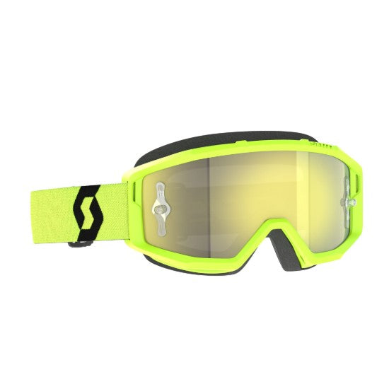 Scott Primal Goggles Yellow / Black / Yellow / Chrome Works  - FREE UK Shipping, FREE 365 Day Returns | Moto Central