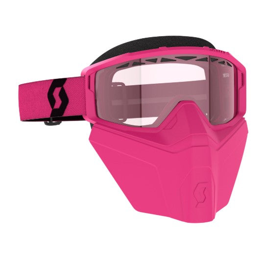 Scott Primal Safari Facemask Goggles Pink / Black / Rose  - FREE UK Shipping, FREE 365 Day Returns | Moto Central