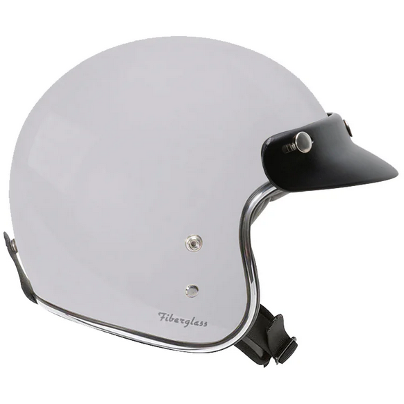 Garibaldi G02X Vintage Open Face Helmet Light Grey