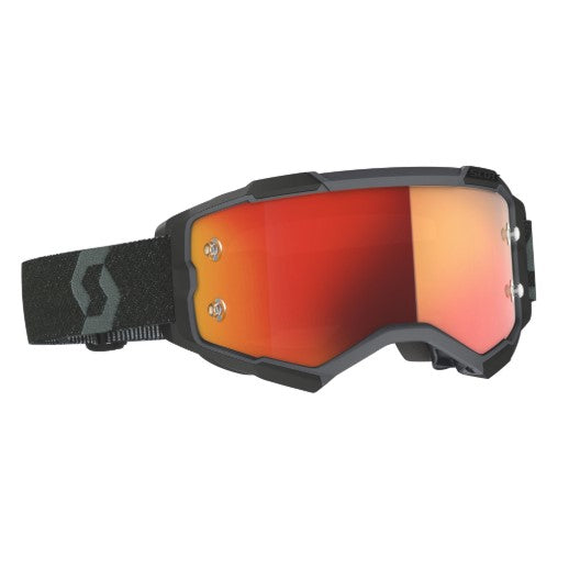 Scott Fury Goggles Black / Orange / Chrome Works  - FREE UK Shipping, FREE 365 Day Returns | Moto Central