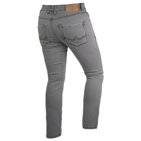 ByCity Bull Motorcycle Denim Jeans Grey