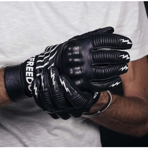 Holy Freedom Ipnotico Leather Gloves Black