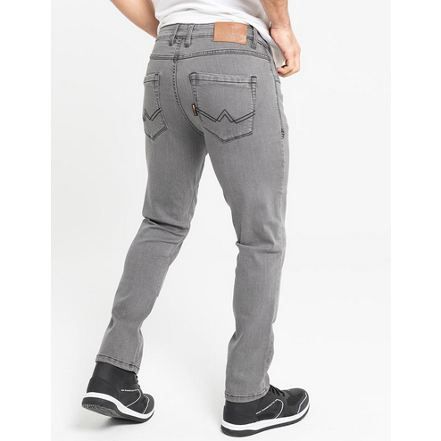 ByCity Bull Motorcycle Denim Jeans Grey