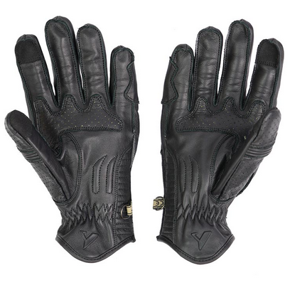 ByCity Amsterdam Leather Gloves Black