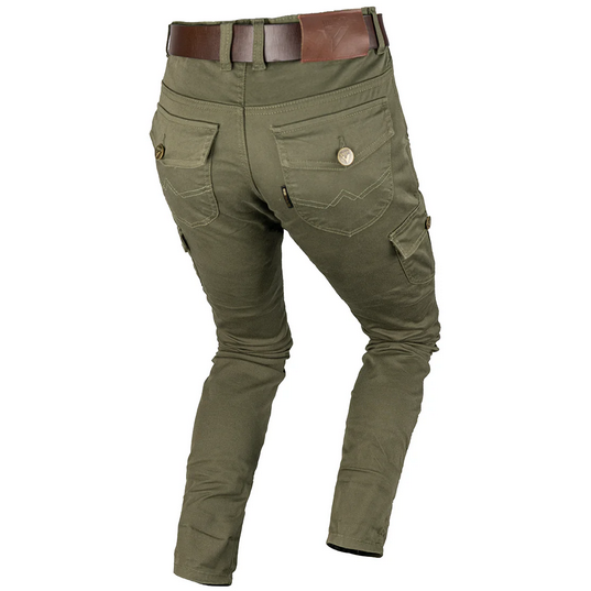 ByCity Mixed 2 Slim Cargo Trouser Green