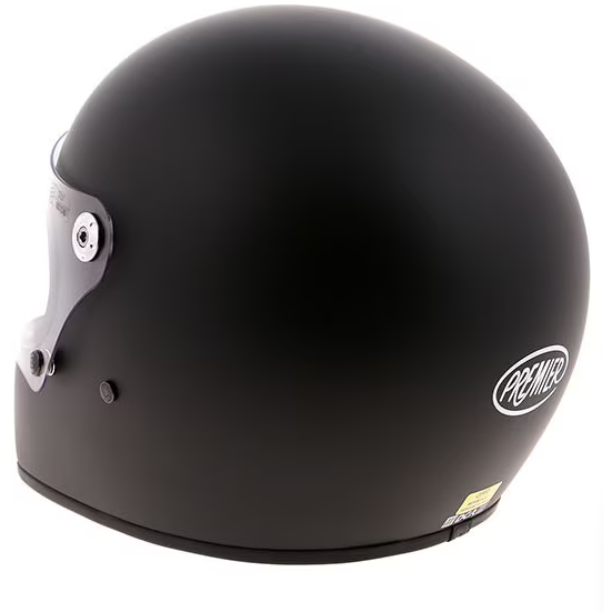 Premier Trophy U9 Full Face Helmet Matt Black  - FREE UK Delivery - Moto Central