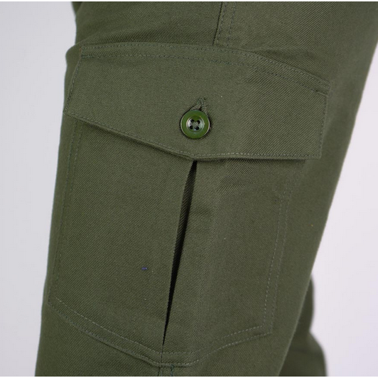 ByCity Mixed 3 Motorcycle Cargo Trouser Green