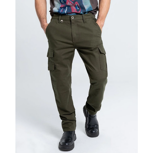 ByCity Mixed 3 Motorcycle Cargo Trouser Green