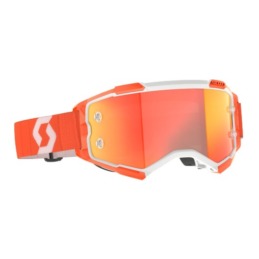 Scott Fury Goggles Orange / Orange / Chrome Works  - FREE UK Shipping, FREE 365 Day Returns | Moto Central