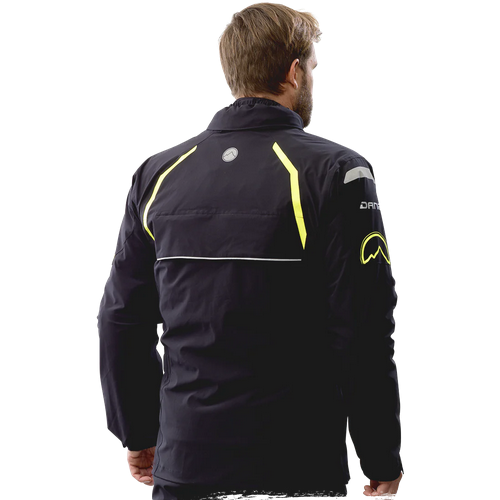 Dane Byge XPR-Tex Rain Over Jacket Black / Yellow