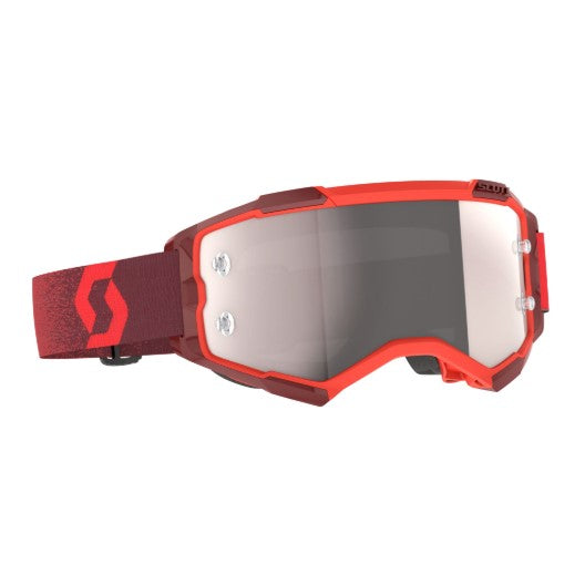 Scott Fury Goggles Red / Silver / Chrome Works  - FREE UK Shipping, FREE 365 Day Returns | Moto Central