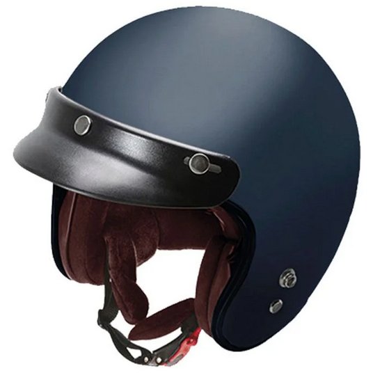 Garibaldi G02X Vintage Open Face Helmet Matt Blue