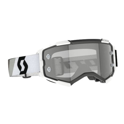 Scott Fury LS Goggles Premium Black / White / Light Sensitive Grey Works  - FREE UK Shipping, FREE 365 Day Returns | Moto Central