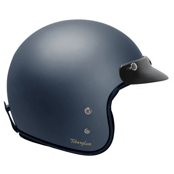 Garibaldi G02X Vintage Open Face Helmet Matt Blue